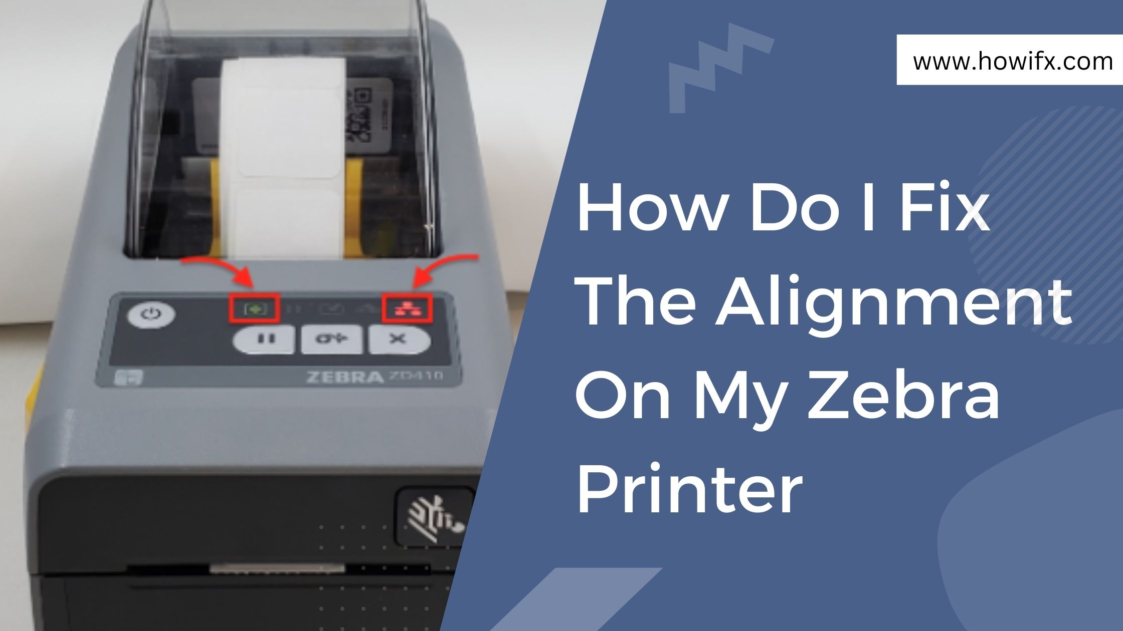 How Do I Fix The Alignment On My Zebra Printer 4633