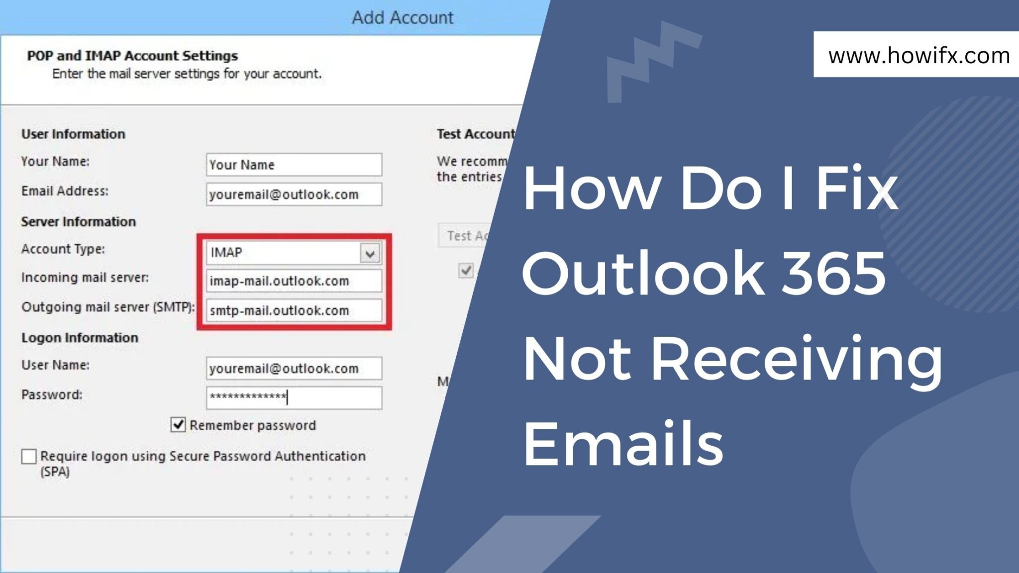 How Do I Fix Outlook 365 Not Receiving Emails